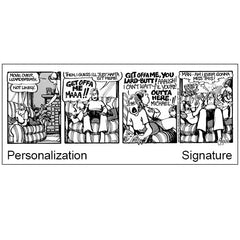 Signed Daily Print of Your Choice (Black & White)