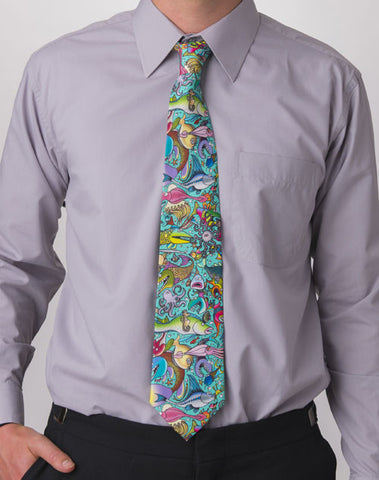 Neck Ties Featuring Lynn's Fabric Designs