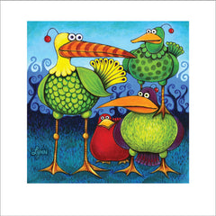 Signed Art Print: Birds of a Feather 2