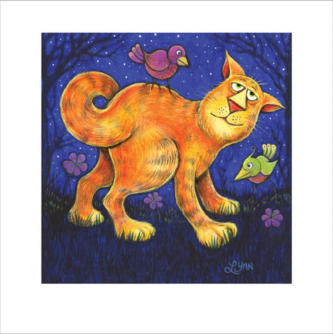 Signed Art Print: Ry's Cat